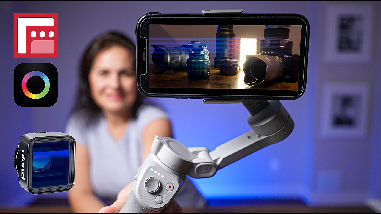 CREATE this Film Look in FILMIC PRO, PROTAKE, DJI OM4 and budget Ulanzi Anamorphic Lens