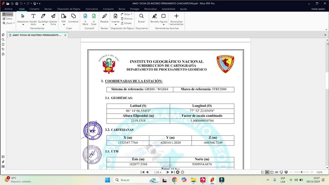 PROCESAMIENTO GNSS EN LEICA INFINITY