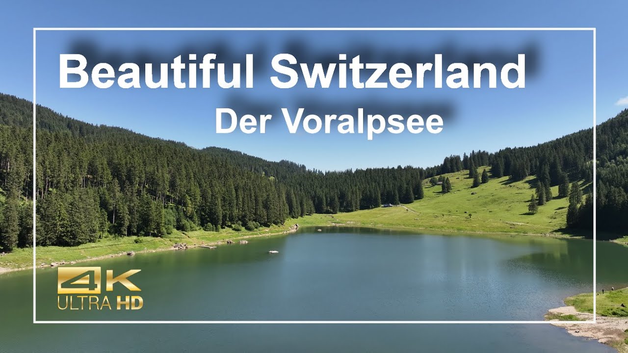 Der Voralpsee am Grabserberg 4K Drone Video