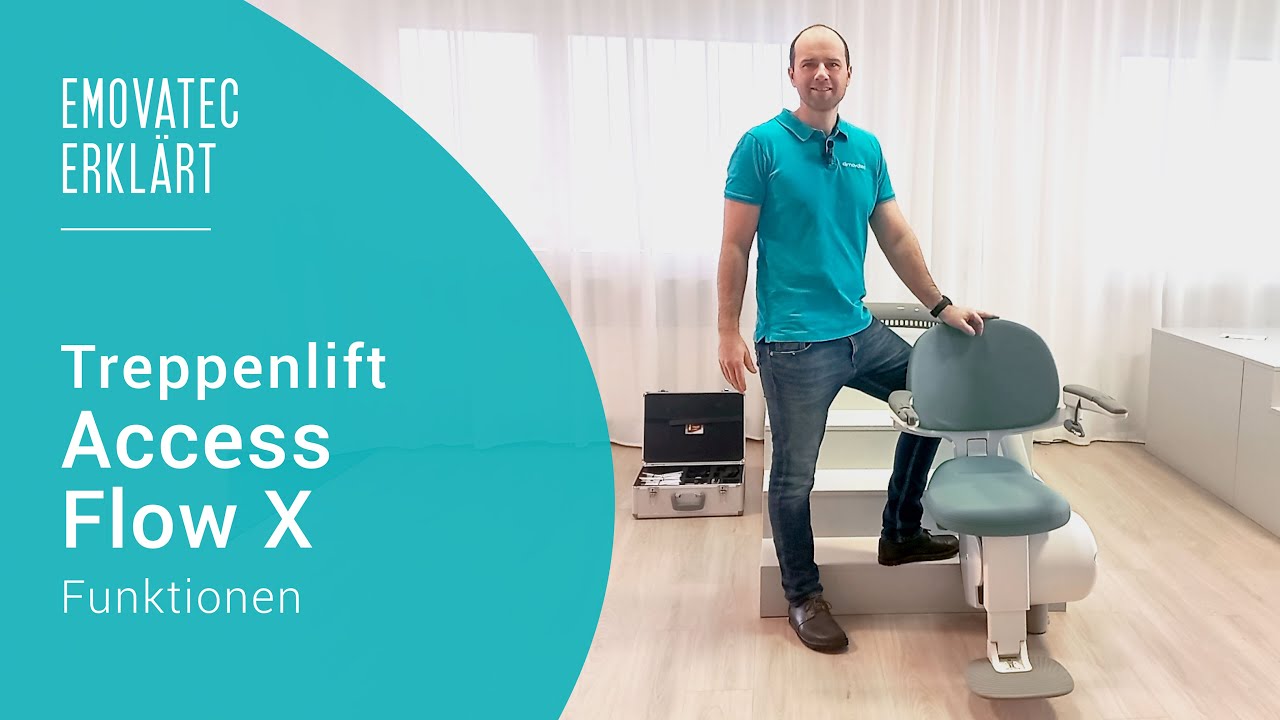 emovatec erklärt – Treppenlift Access Flow X | Funktionen