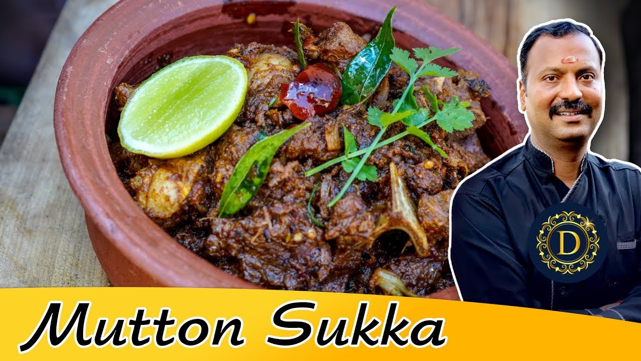 மட்டன் சுக்கா | Mutton Sukka in Tamil | Mutton varuval | Mutton Chops village style