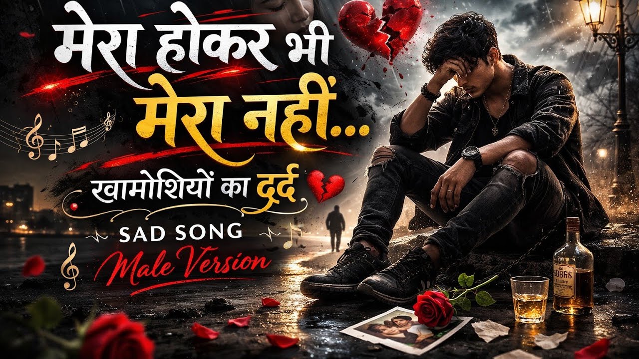 मेरा होकर भी मेरा नहीं 💔 | खामोशियों का दर्द | Sad Song 2026 | Male Version Dardilovibes 