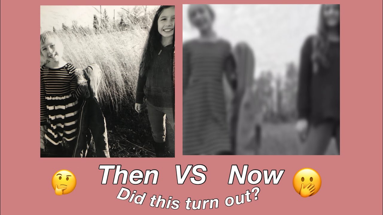 Recreating Our Old Photos!