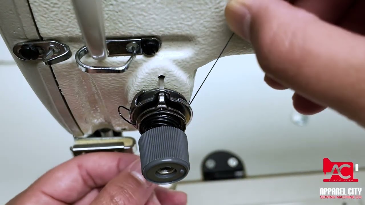 How to thread a Post Bed Machine Artisan 5110  - Threading Video