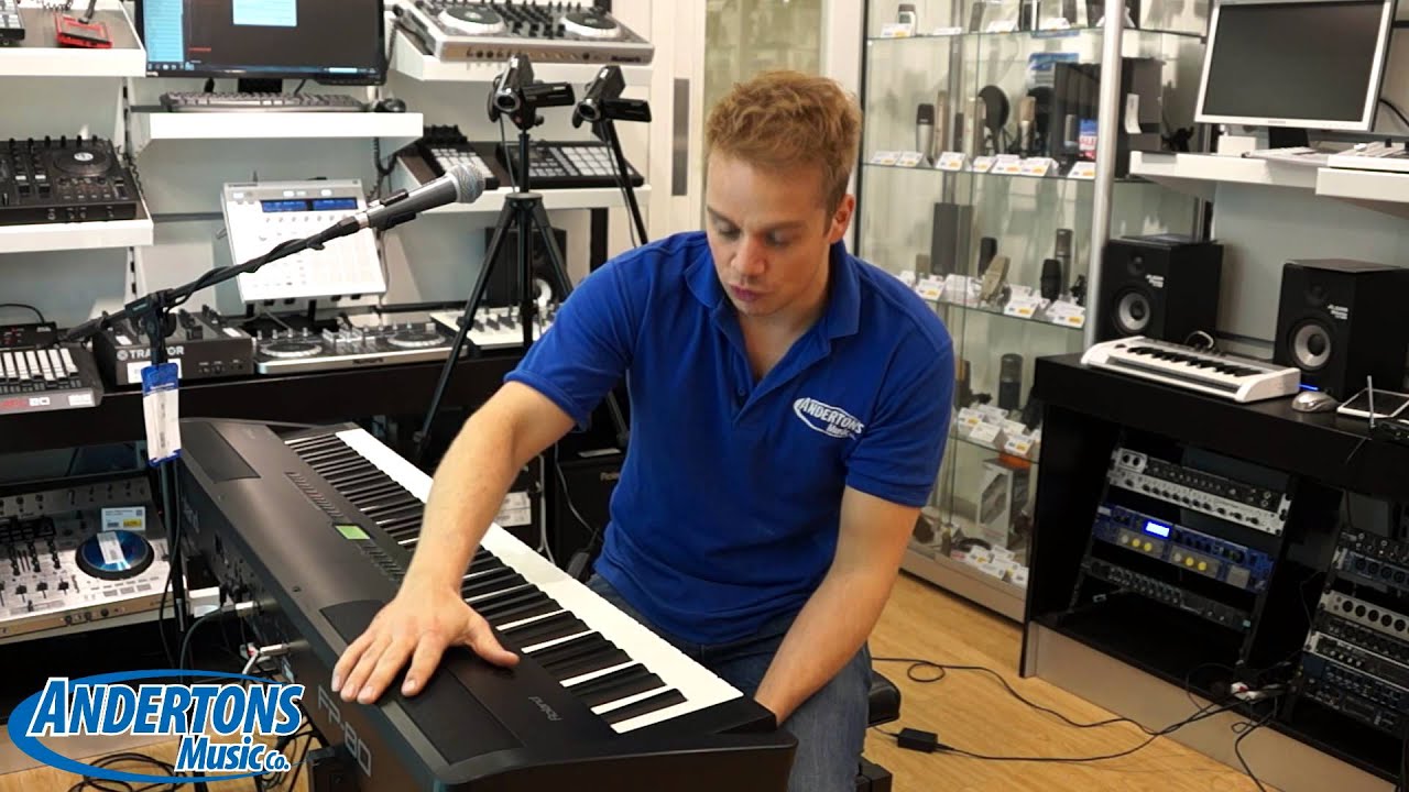 Roland FP-80 Electric Piano - In store Review with Richard Gere and Peter Gabriel??