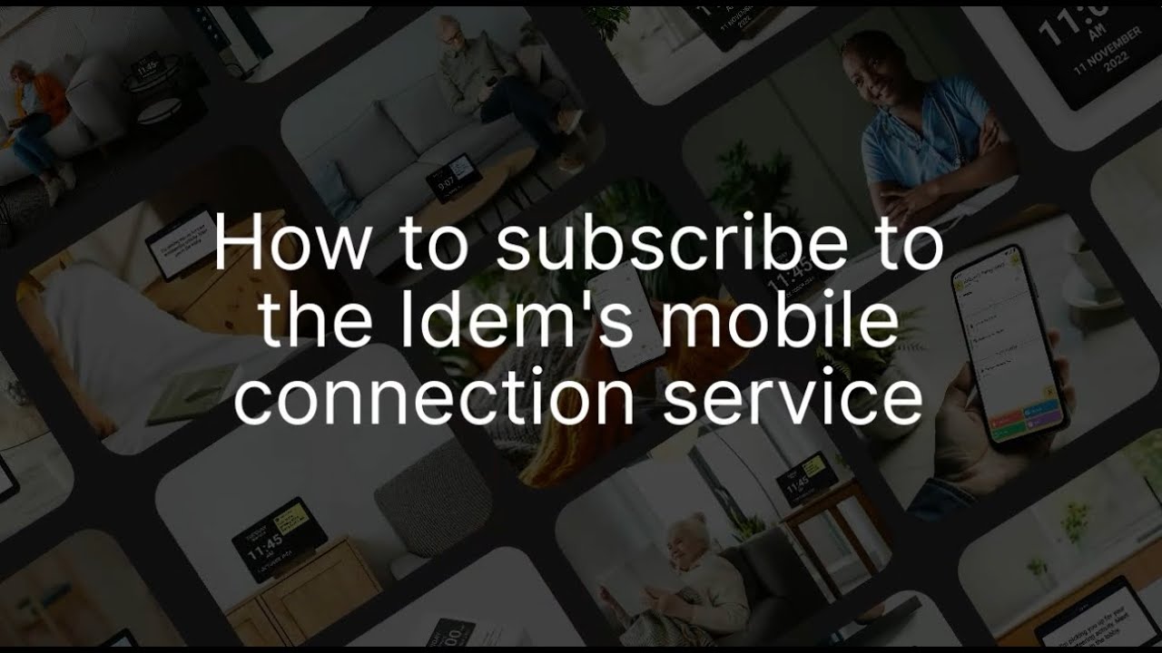 How to subscribe to the Idem's mobile connection service
