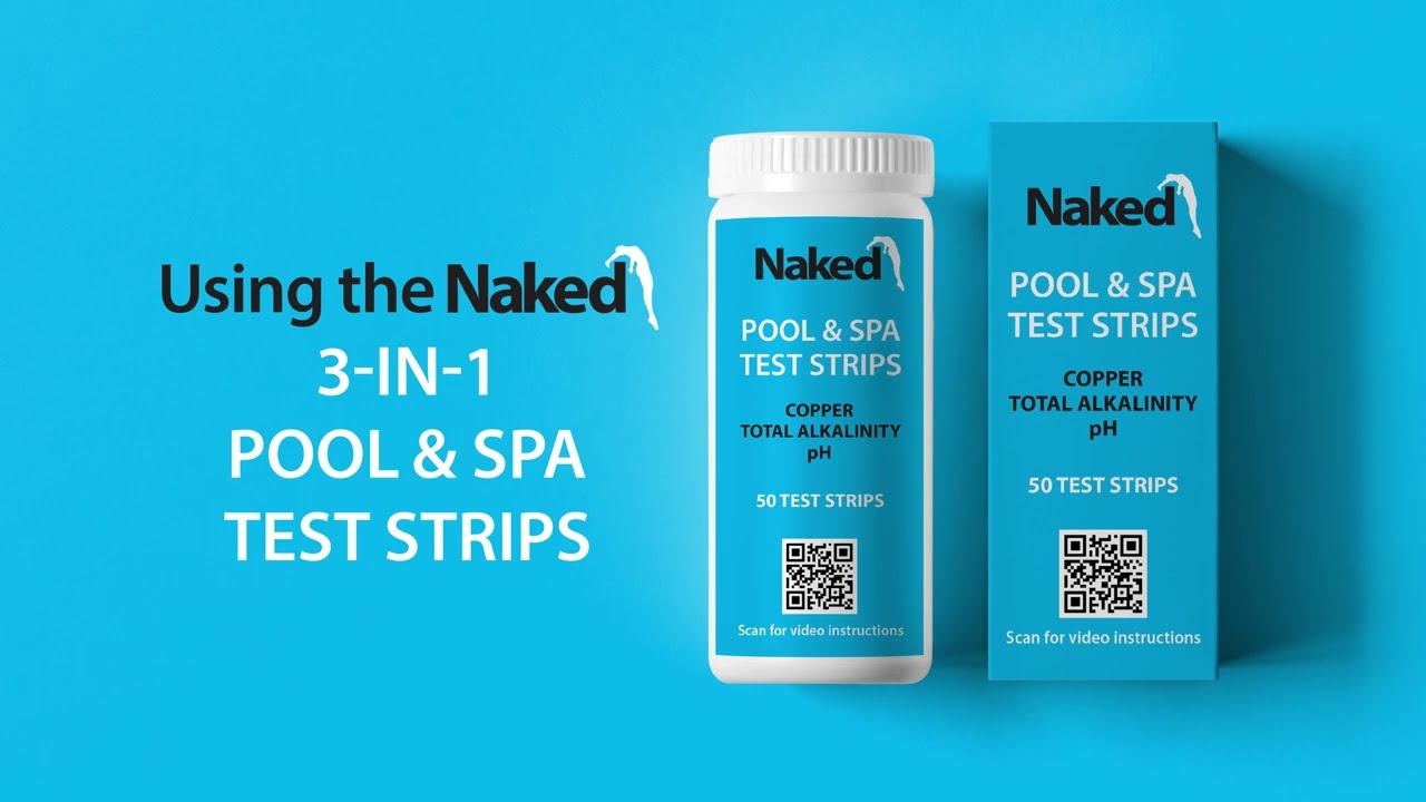 Naked Pools 3-in-1 Pool & Spa Test Strips