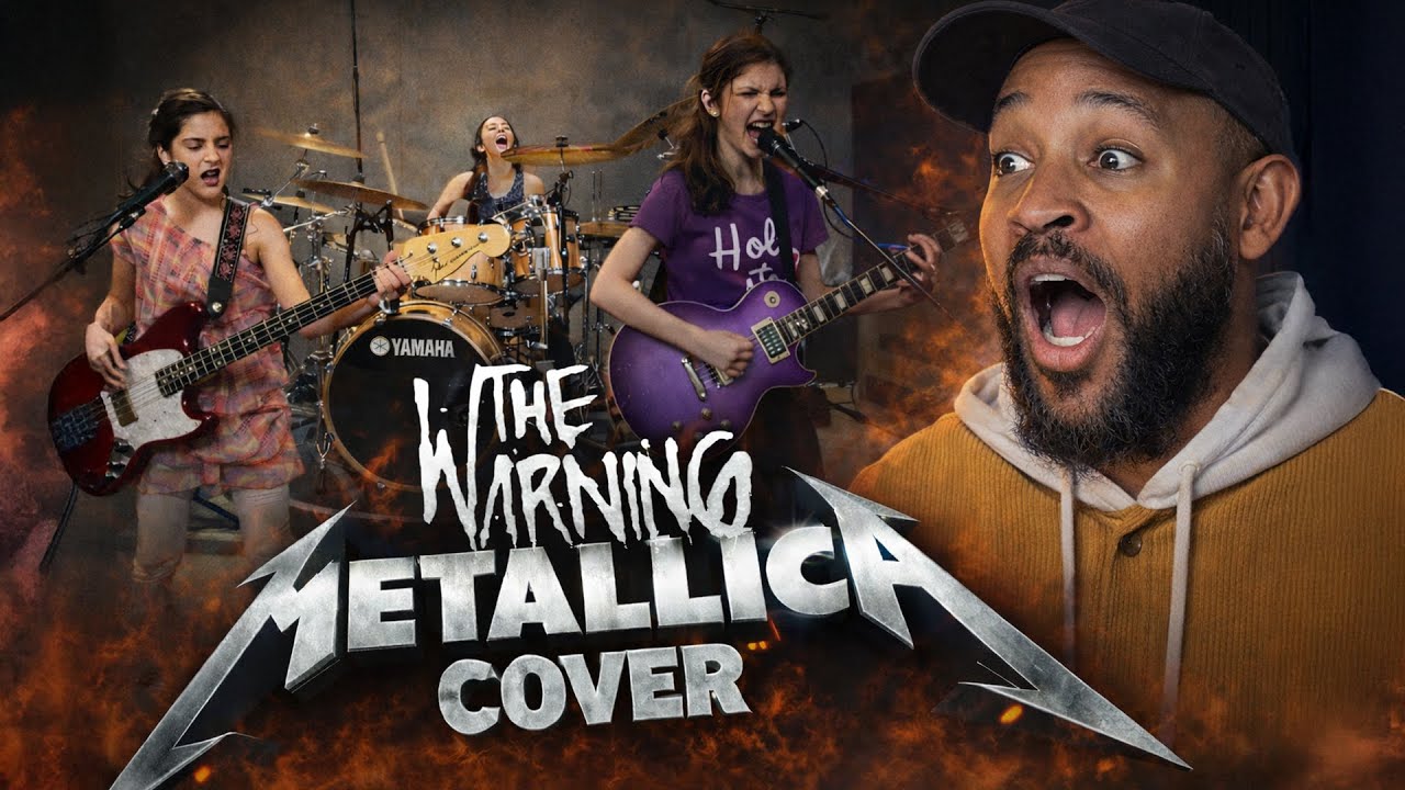 Black Rapper Reacts to The Warning Covering Metallica | FIRST TIME
