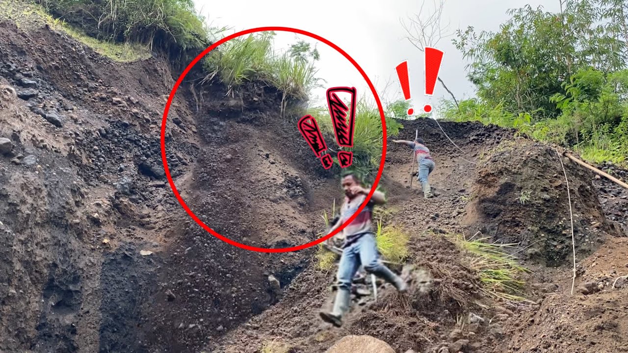 Unexpected big collapse‼️destroying the coral cliff