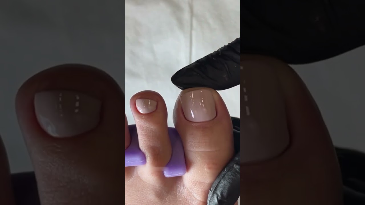 Satisfying full pedicure Asmr#nails #structuregel #manicurepedicure #asmr #nailcare #nailsalon 
