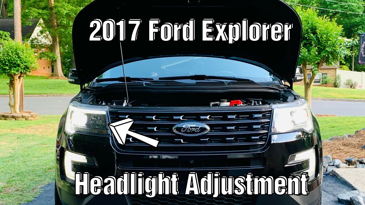 Регулировка фар Ford Explorer 2017 года