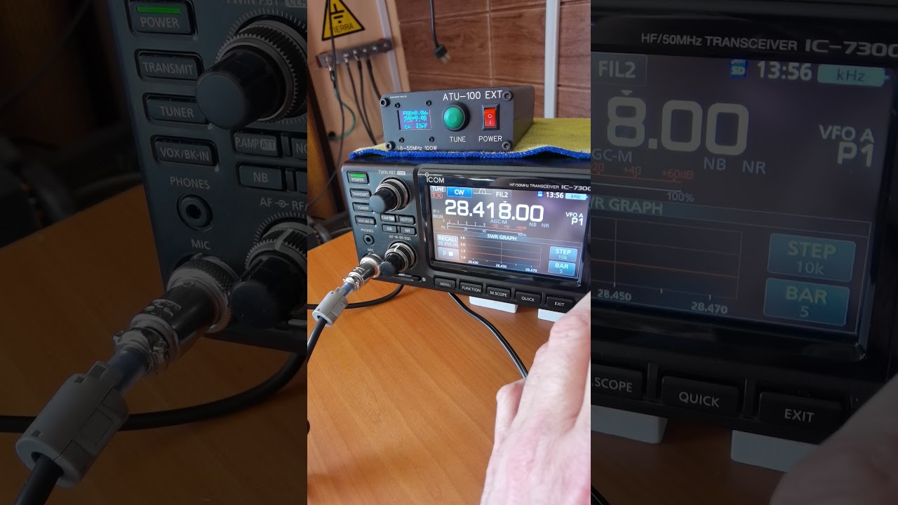 Segunda parte Pruebas a un ATU-100 con el ic-7300