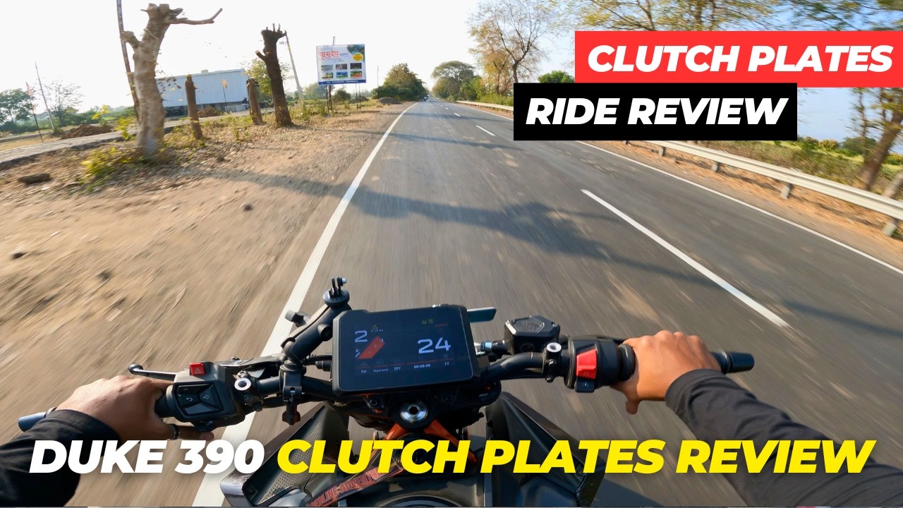 Duke 390 Gen 3 Clutch Plates Ride Review