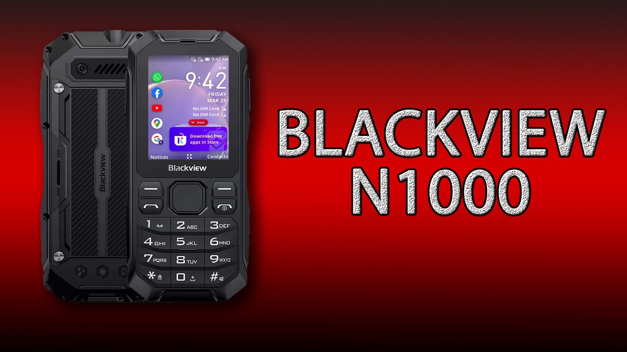 Blackview N1000 - кнопковий телефон із задатками смартфону!