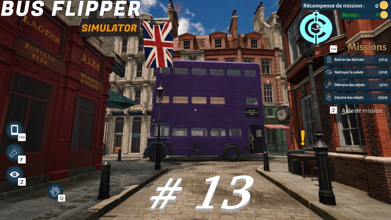 bus flipper simulator #13: Abracadabra, que le  bus soit tout beau et tout joli.