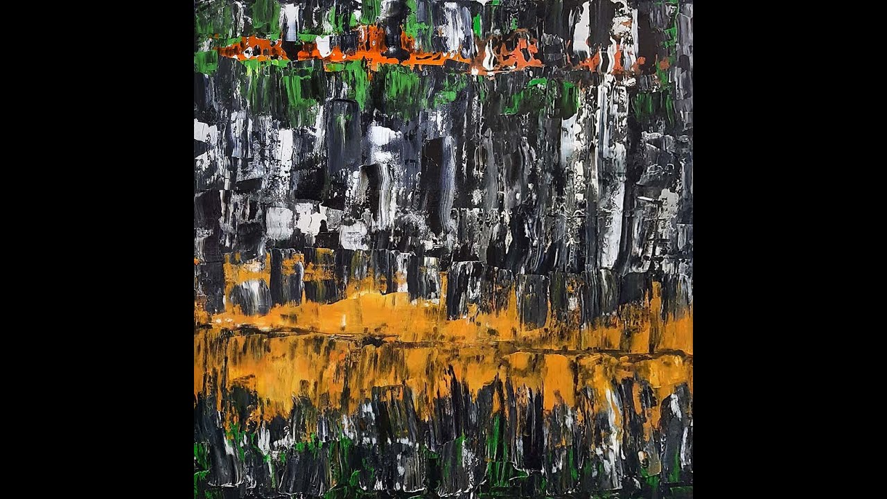 Orange abstract artwork by Patrick Joosten