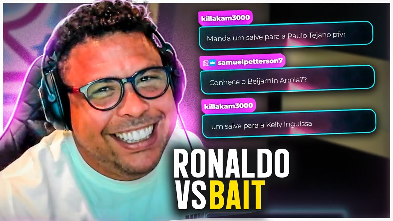 RONADO F&Ecirc;NOMENO vs OS BAITS DO CHAT! 🤣 | Cortes RonaldoTV