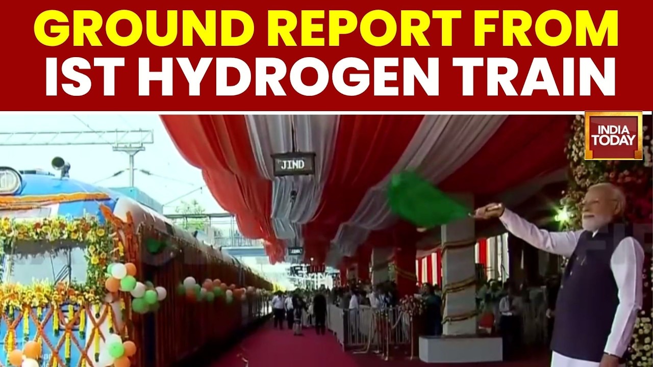 PM Modi Flags Off India's First Hydrogen Train In Haryana | Ground Report | Jind Railway Station