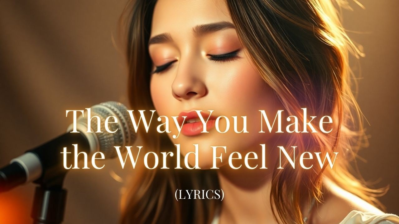 The Way You Make the World Feel New – A Radiant Love Ballad Full of Hope and Light
