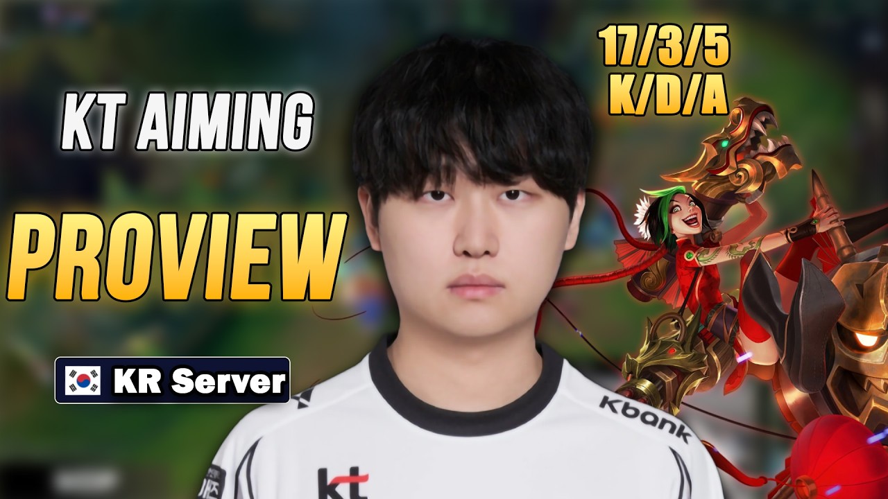 KT Aiming Adc Proview  | Jinx Ashe | Patch 26.05