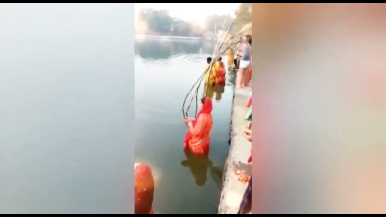 Chaiti chhath Puja Vlogs 2023 // Maha parav  chaiti chhath Rajendra Sarovar Park dhanbad