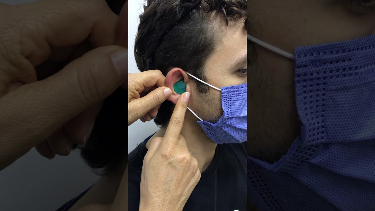 Protectores auditivos, explicación para colocar y quitar de forma correcta.