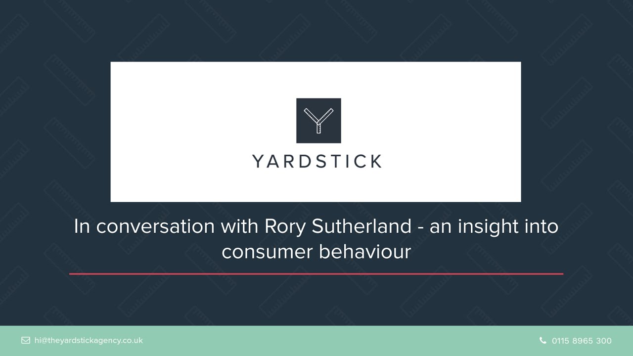 Free webinar: In conversation with Rory Sutherland - an insight into consumer behaviour