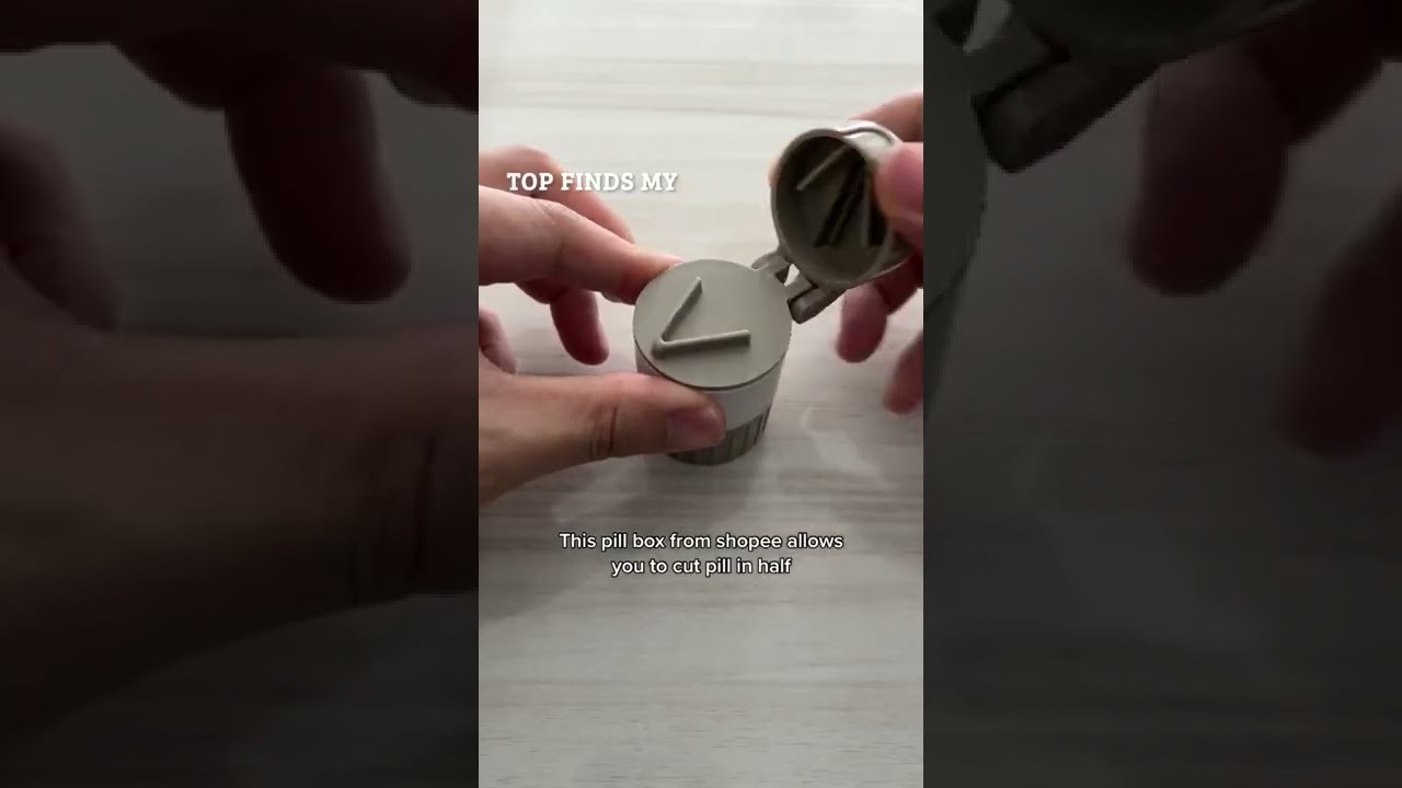 4 in 1 pill box with pill crusher!