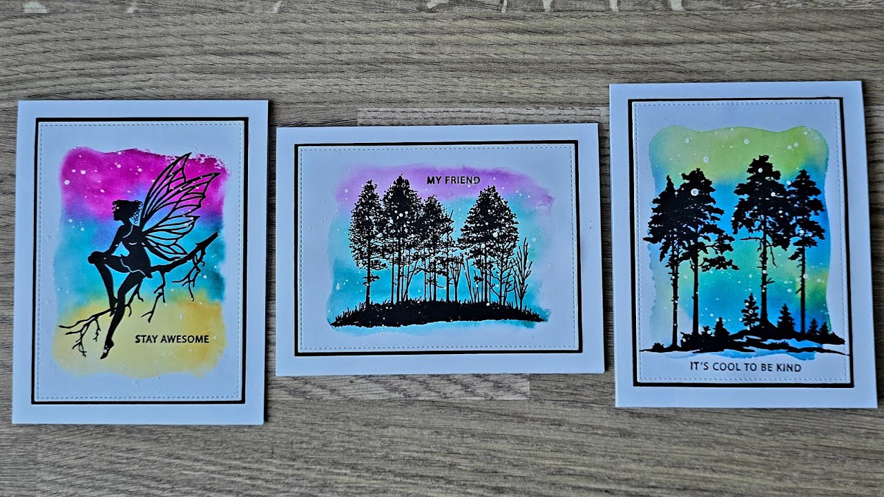 Штамповочные блоки — не только для штамповки 😍 #inkylicious #handmadecards