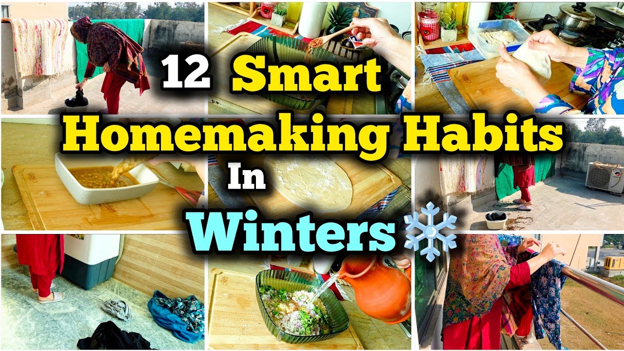 12 Homemaking Habits Follow in Winter❄️ | My Productive Day Routine | A day In My Life |  WomeniaATF