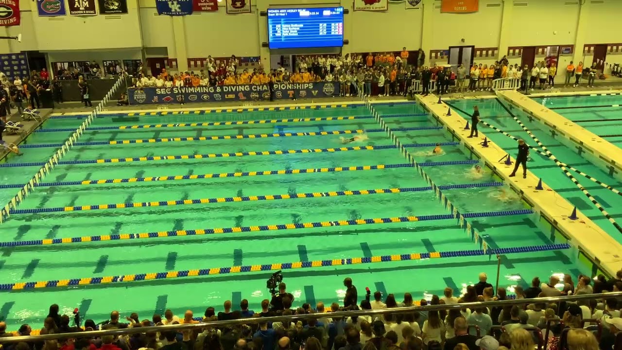 2023 SEC Finals Day 4 - W 400 Medley Relay H1