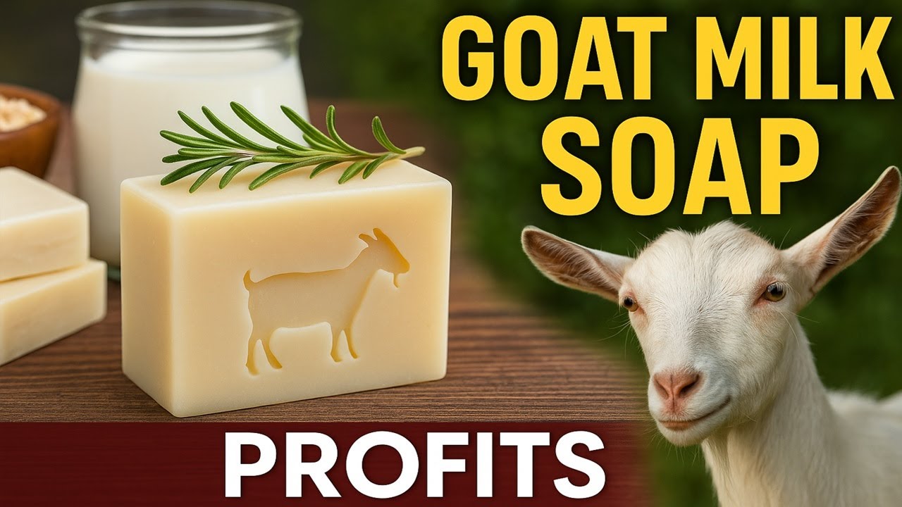 Goat Milk Soap & Skincare: Niche Products for Extra Income