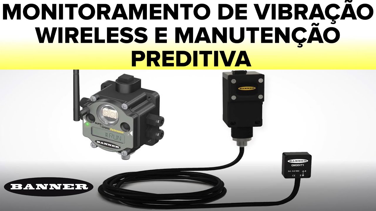 Soluções de monitoramento Wireless de vibração e manutenção preditiva