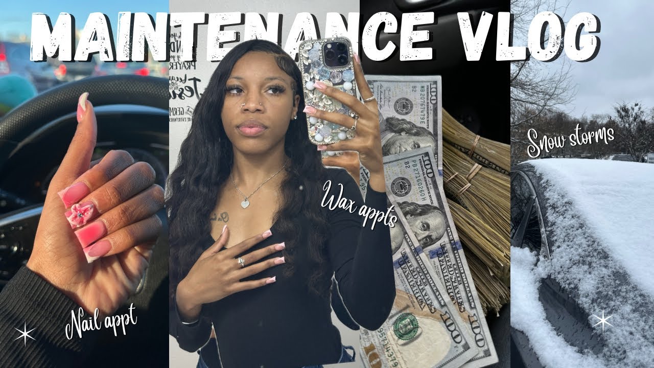 COZY WINTER VLOG ❄️: GIRL MAINTENANCE DAY 💕 | nail & wax appts, gym routine, solo trip plans.. +more