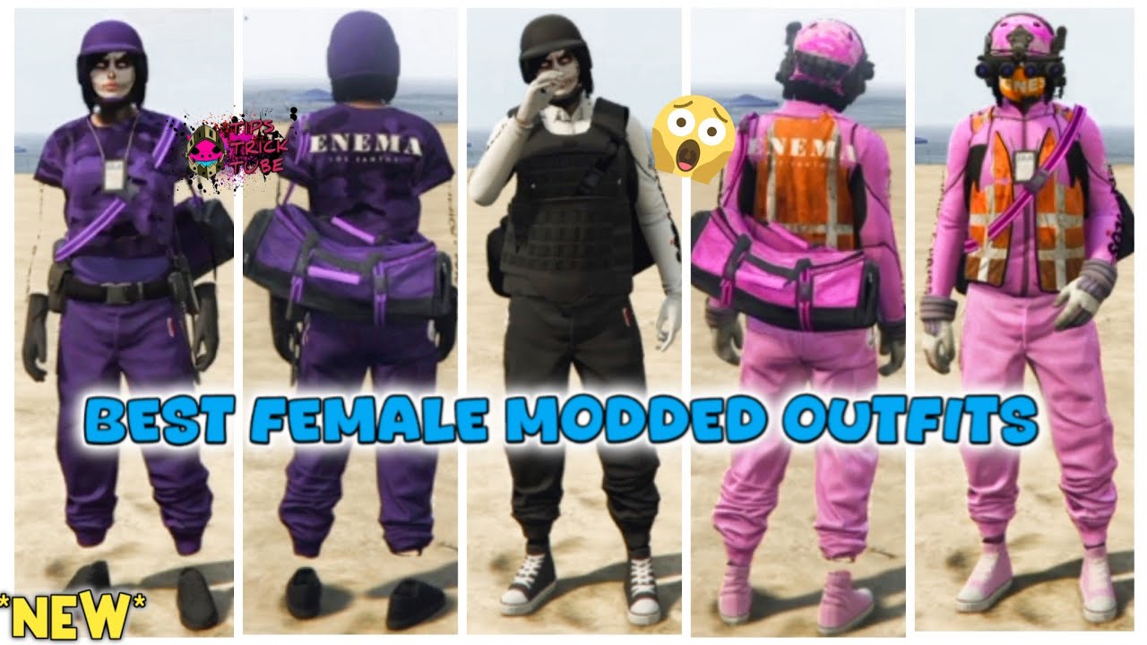 GTA 5 ONLINE - HOW TO GET MULTIPLE FEMALE MODDED OUTFITS USING TRANSFER GLITCH! NO LOSING OUTFITS