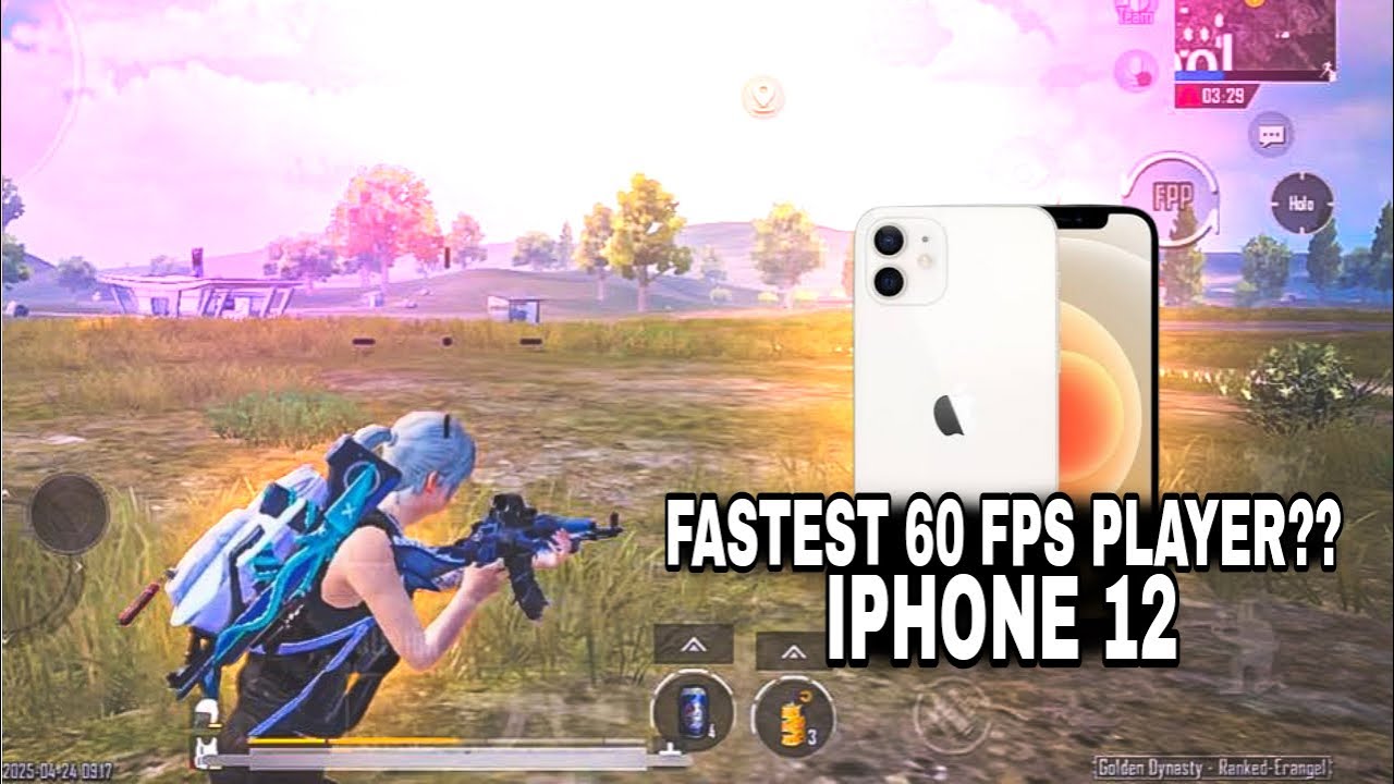 FASTEST 60 FPS PLAYER? 🧠💀 iPHONE 12 PUBG / BGMI TEST 2025