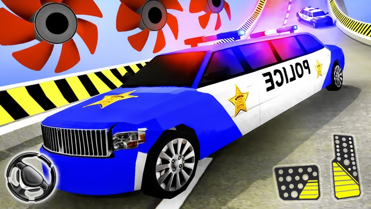 City Police Limo Car Stunt - GT Racing Stunts Simulator | Android Gameplay