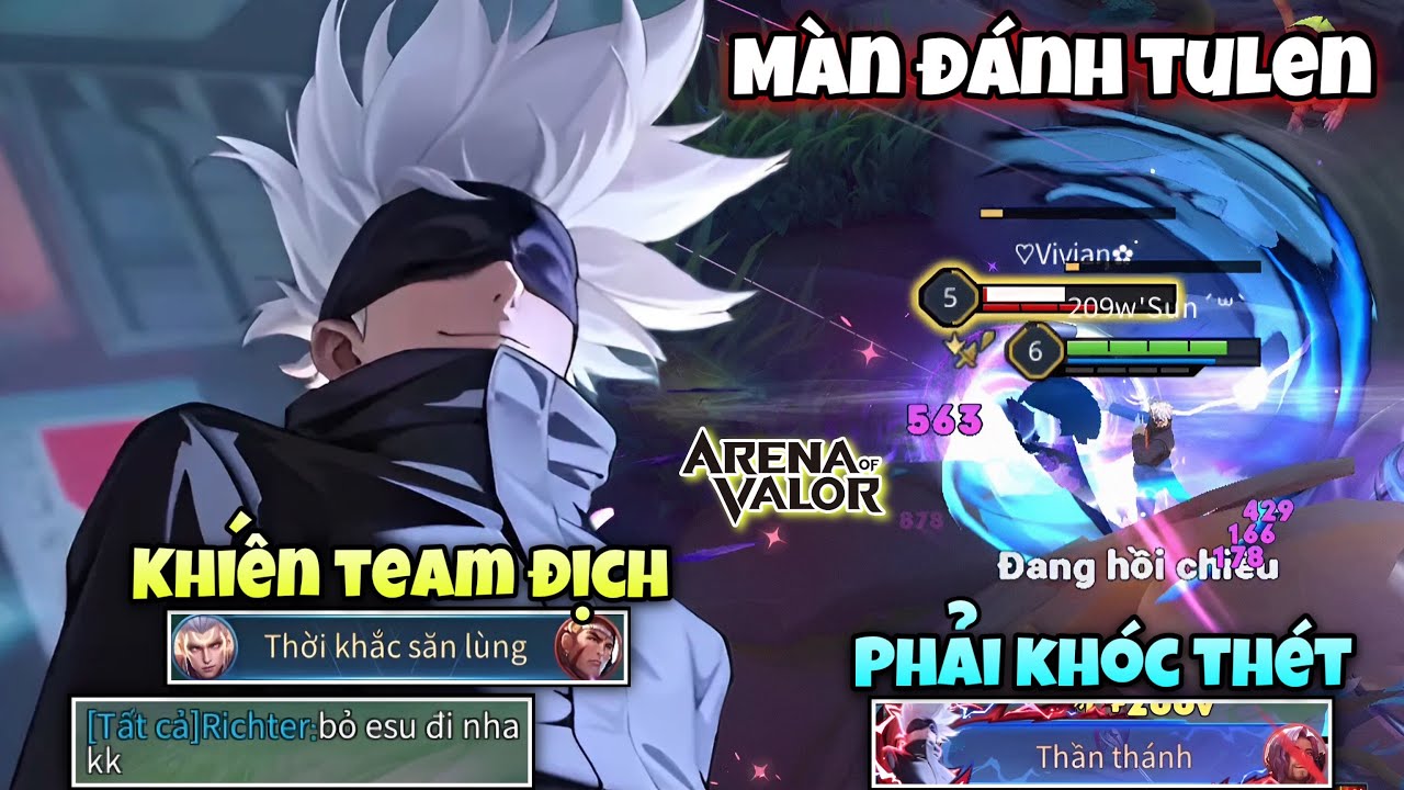 Cận Cảnh TZT Vờn Team Bạn Như Mèo Vờn Chuột Bằng Tulen Khiến Team Bạn Khóc Hết Nước Mắt 🤣🤣🤣