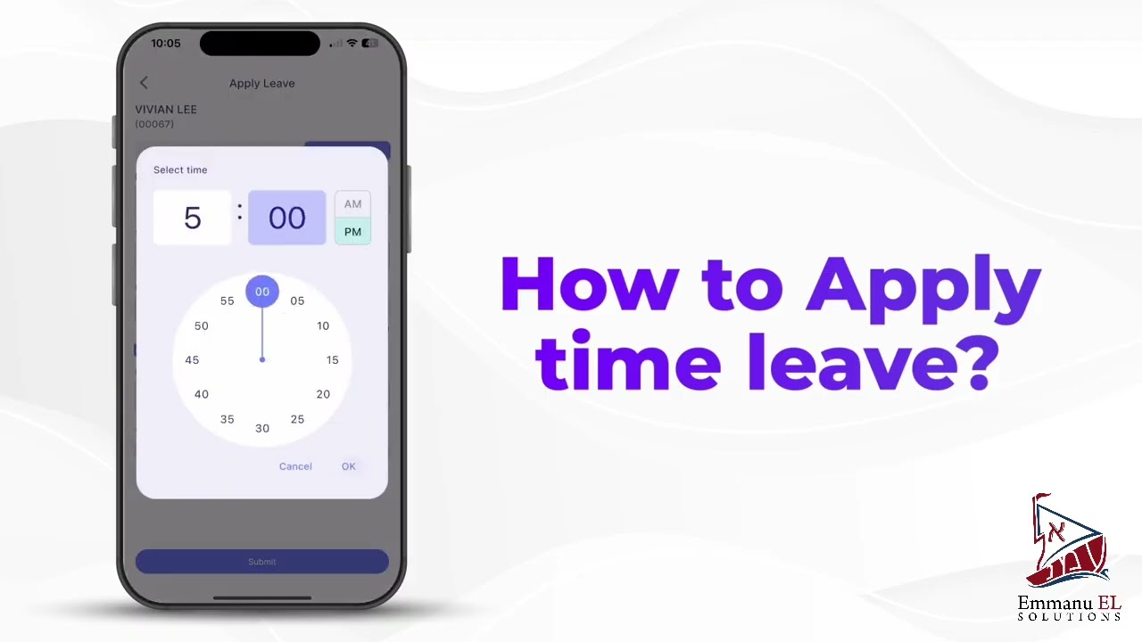 SQL HRMS - How to apply Time Leave