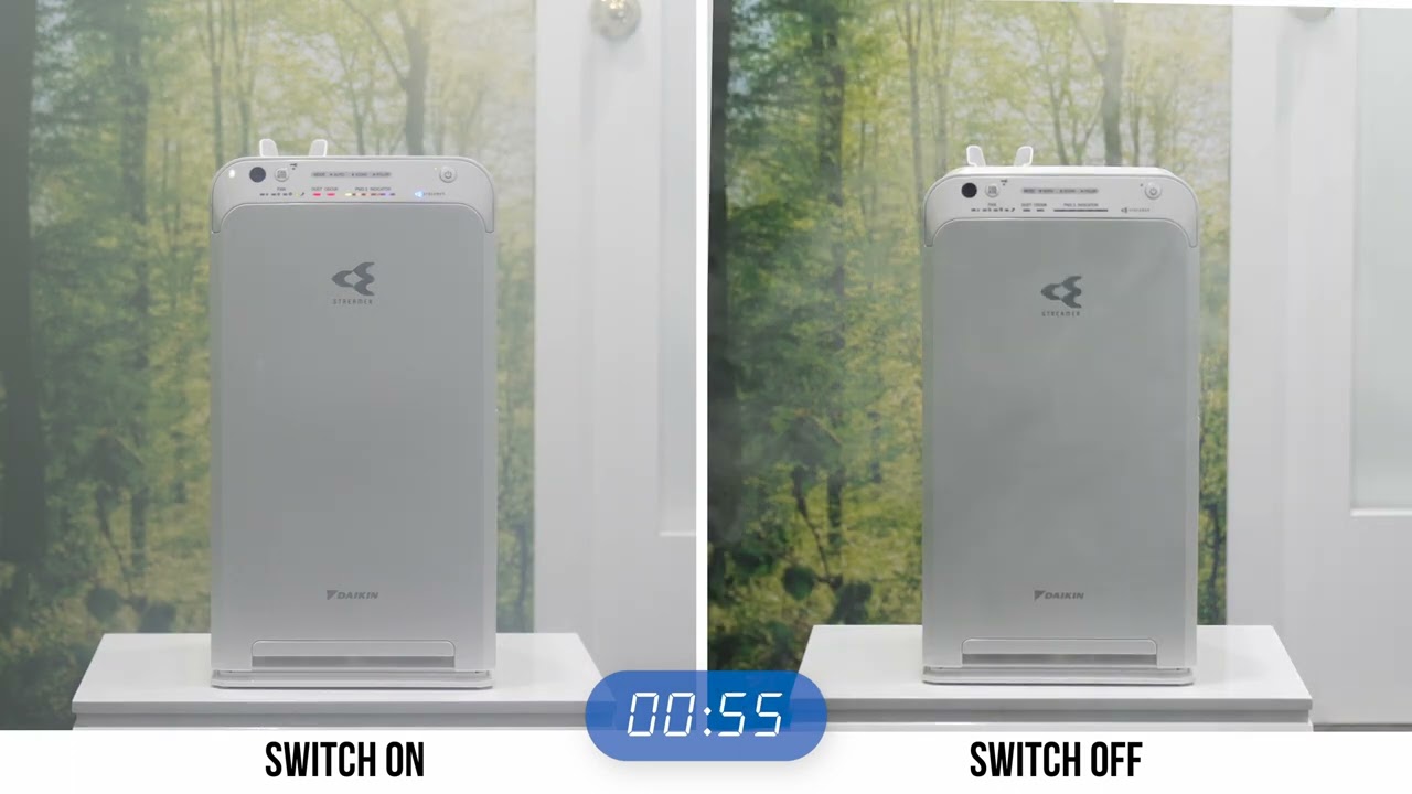 Daikin Air Purifier Smoke Test