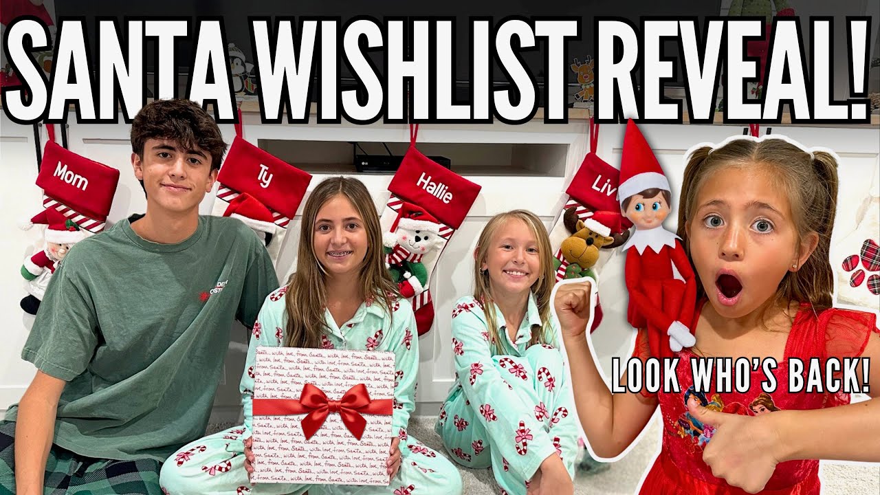 Santa Wishlists REVEALED! What They Want for Christmas & What Did Mr. Elf Bring This Time?!