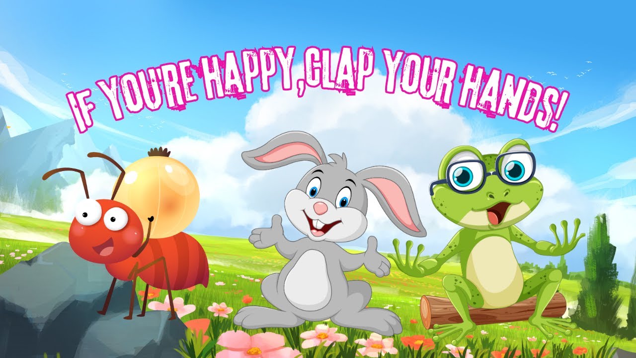 🎅🎄 If you're happy happy happy, clap your hands | Nursery Rhymes for Kids | Super Simple Songs 🎅🎄