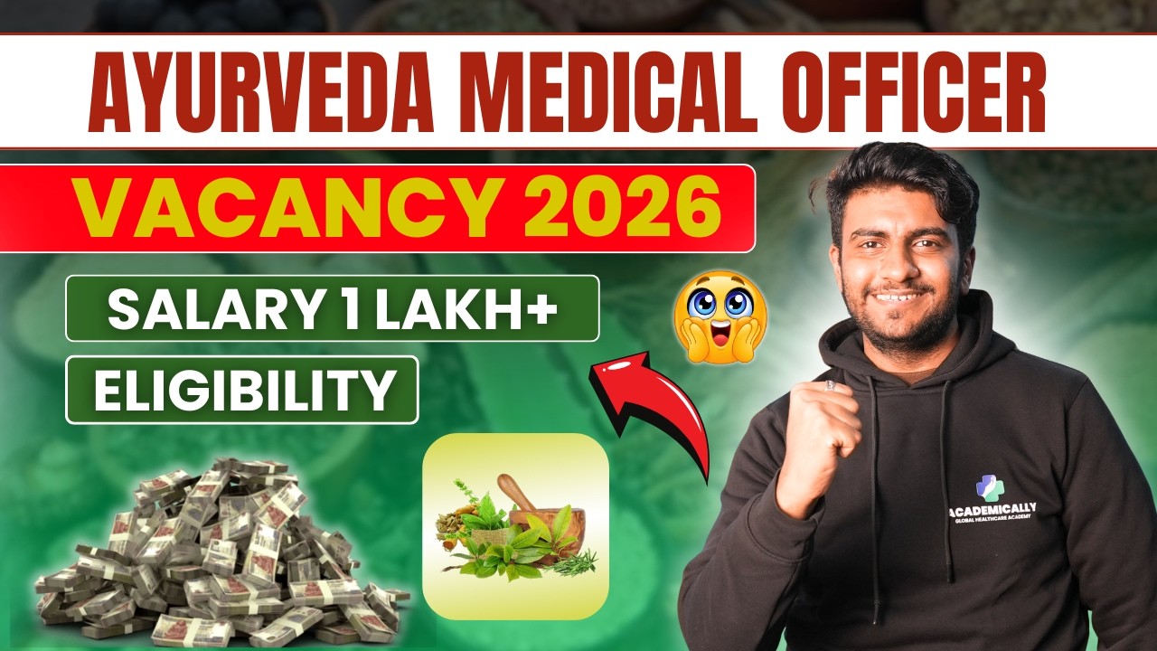 Ayurveda Medical Officer Recruitment 2026 | Notification Out | Apply Online