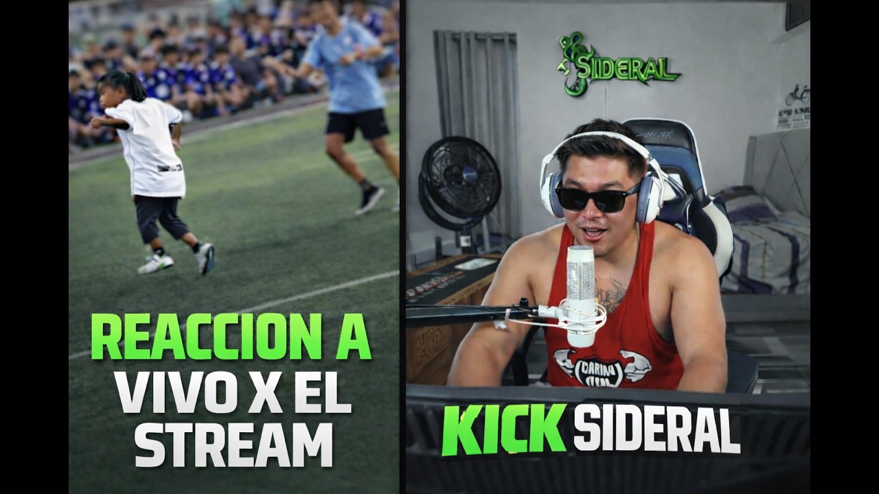SIDERAL reacciona a VIVO x el STREAMING