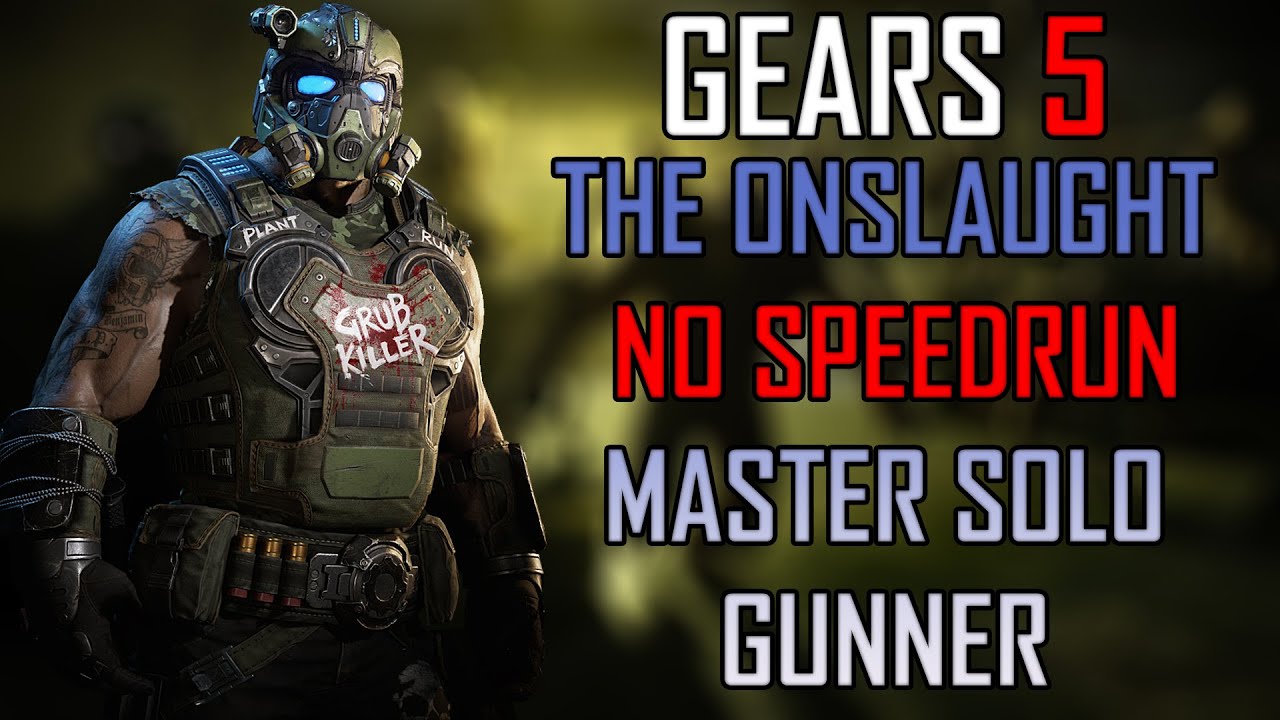 Gears 5 Master Solo Escape - The Onslaught NO SPEEDRUN (Gunner)