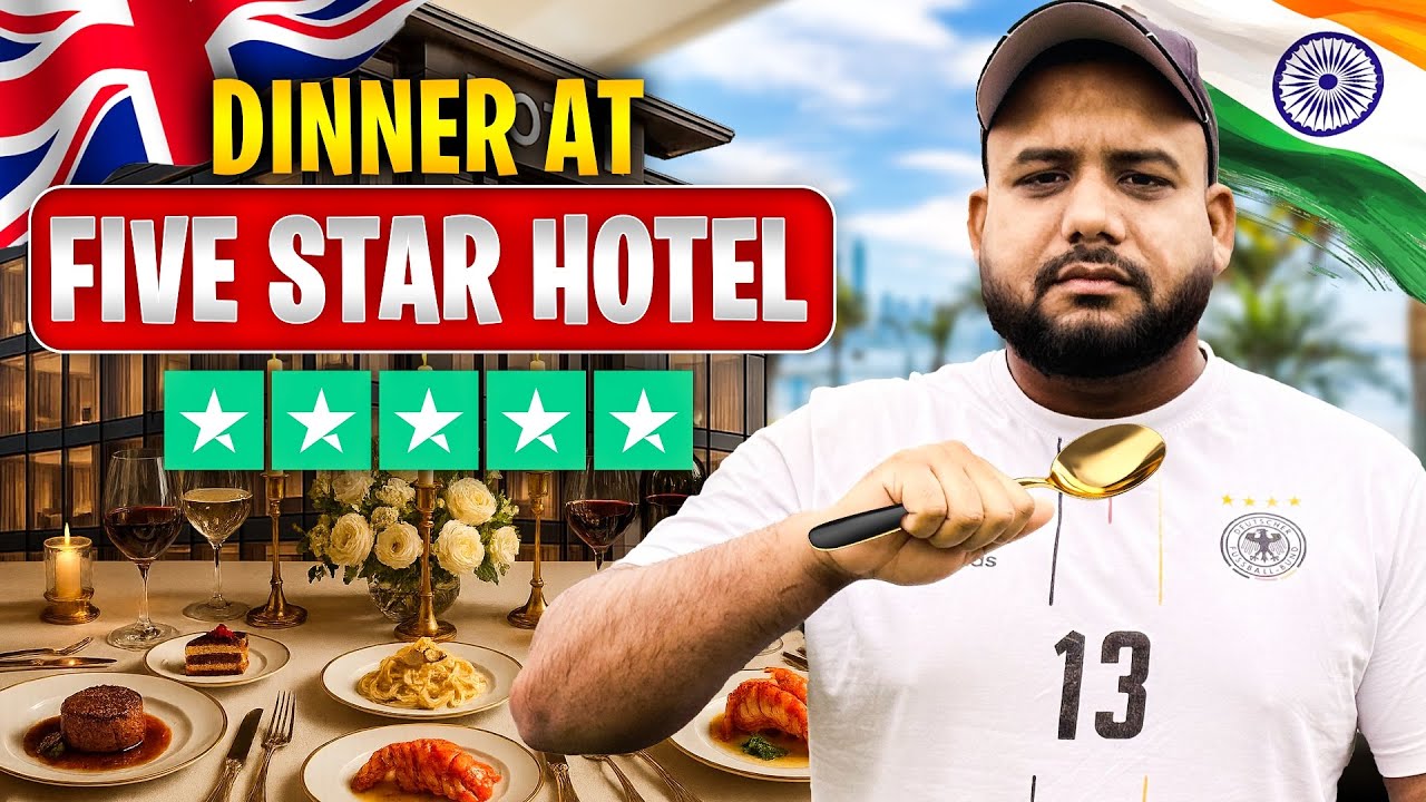 London का सबसे Luxury 5 Star Restaurant 🍽️ | इतना Expensive Dinner कभी नहीं खाया 😱 | Hindi Vlog