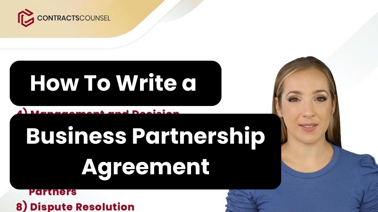How To Write a Business Partnership Agreement [Lawyer Templates Available]