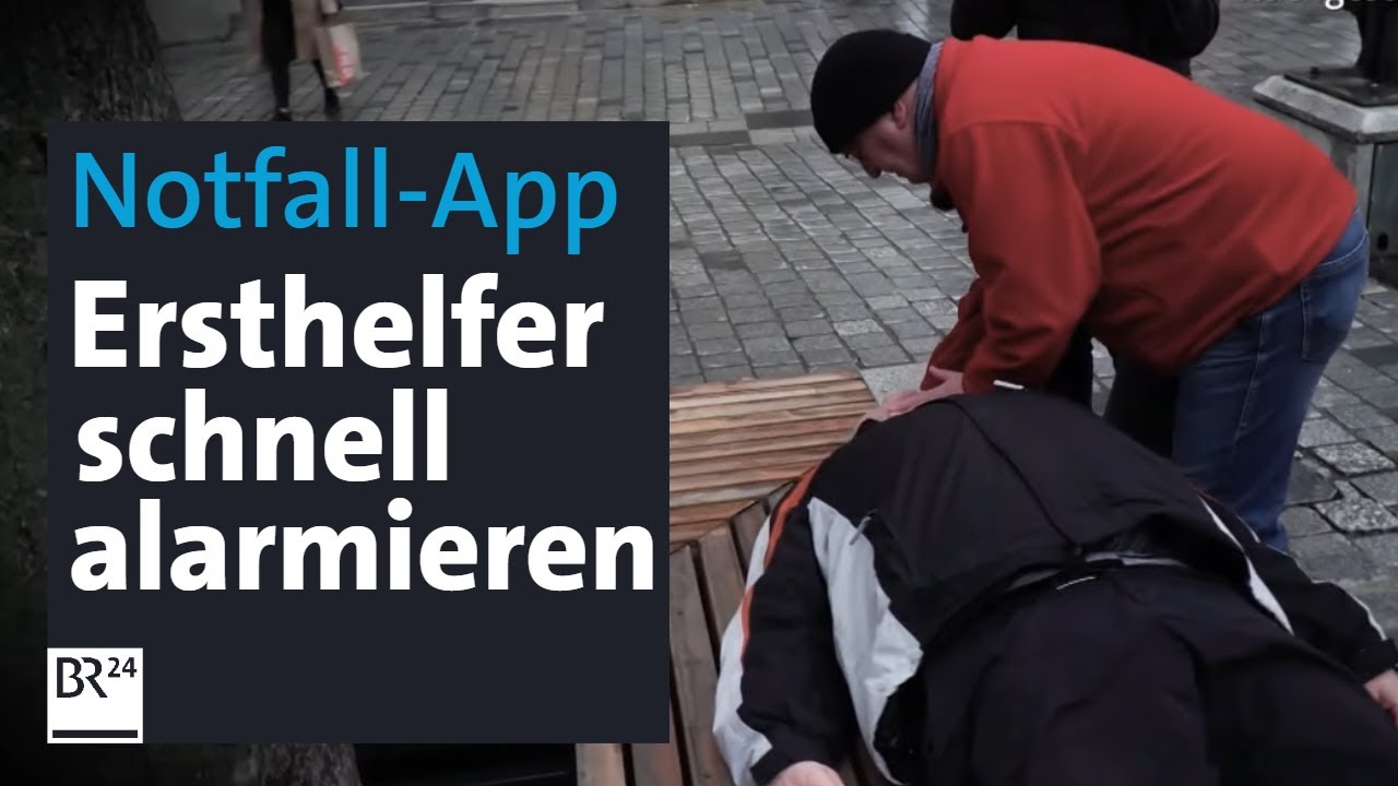 Notruf-App: Schnelle Rettung durch Ersthelfer | Abendschau | BR24