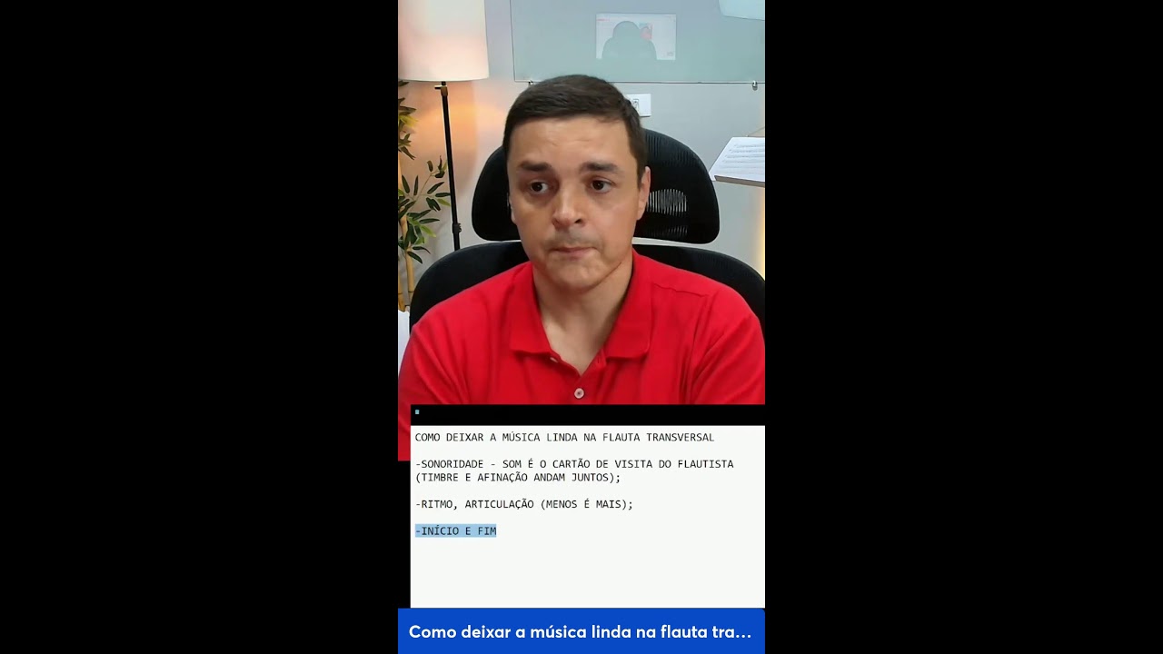 Como deixar a música linda na flauta transversal