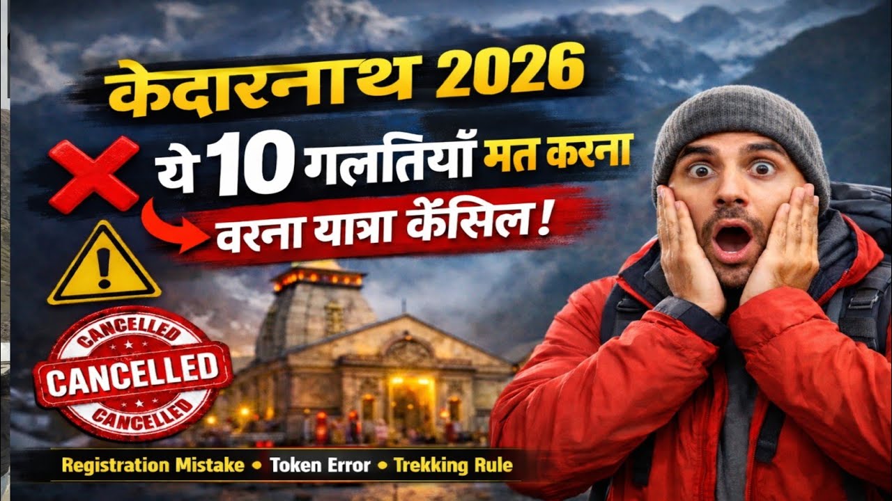 केदारनाथ यात्रा 2026|में 10 गलतियां मत करना|वरना यात्रा कैंसिल|सबको पता होना चाहिए